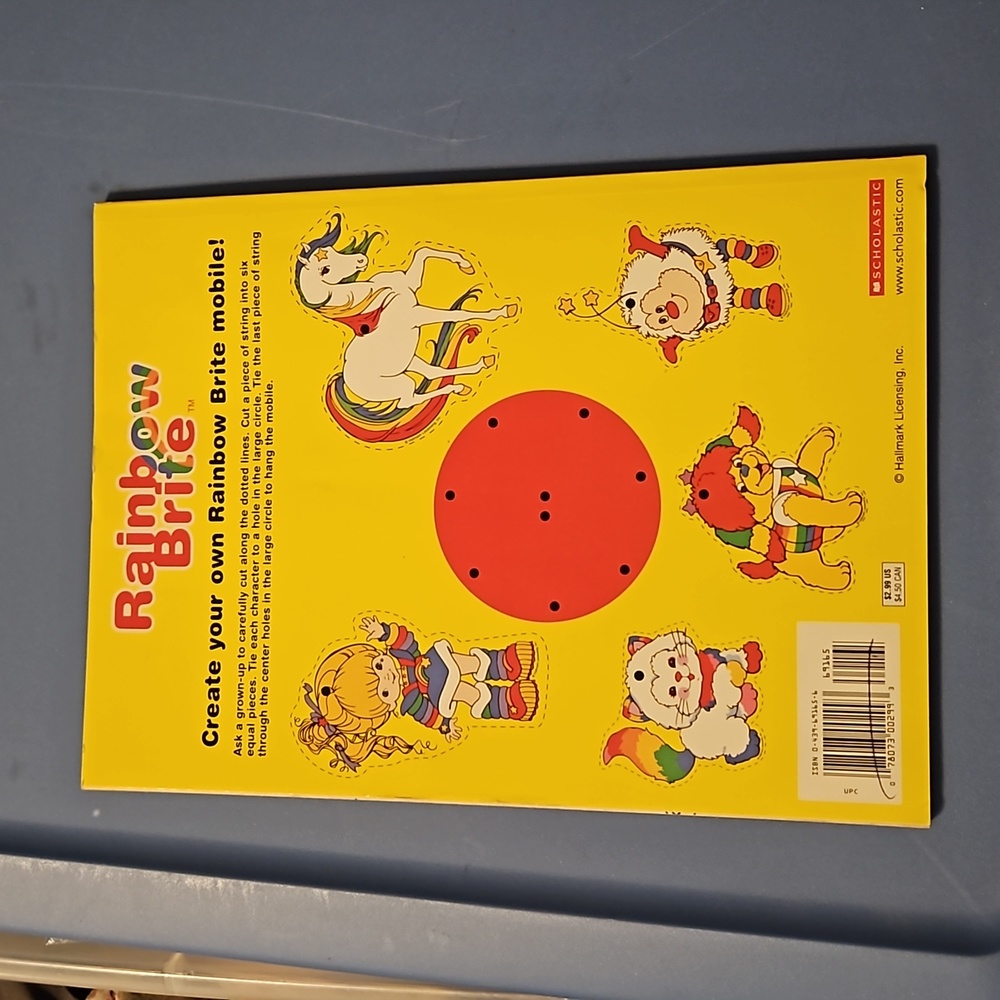 Vintage Never used rainbow Brite coloring book - Picture 2 of 5